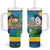 Saint Vincent And The Grenadines Tumbler With Handle 46 Years Of Independence - Wonder Print Shop