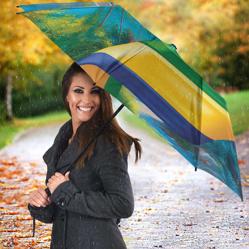 Saint Vincent And The Grenadines Umbrella 46 Years Of Independence - Wonder Print Shop