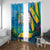 Saint Vincent And The Grenadines Window Curtain 46 Years Of Independence - Wonder Print Shop