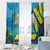 Saint Vincent And The Grenadines Window Curtain 46 Years Of Independence - Wonder Print Shop