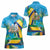 Saint Vincent And The Grenadines Women Polo Shirt 46 Years Of Independence - Wonder Print Shop