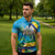 Saint Vincent And The Grenadines Zipper Polo Shirt 46 Years Of Independence - Wonder Print Shop