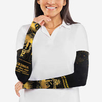 Saint Vincent And The Grenadines 1979 Arm Sleeves Gold Tropical Leaves And Coat Of Arms - Wonder Print Shop