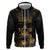Saint Vincent And The Grenadines 1979 Hoodie Gold Tropical Leaves And Coat Of Arms - Wonder Print Shop