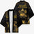 Saint Vincent And The Grenadines 1979 Kimono Gold Tropical Leaves And Coat Of Arms - Wonder Print Shop