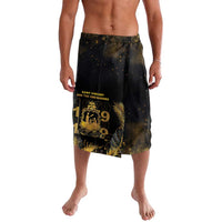 Saint Vincent And The Grenadines 1979 Lavalava Gold Tropical Leaves And Coat Of Arms - Wonder Print Shop