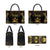 Saint Vincent And The Grenadines 1979 Leather Bag Gold Tropical Leaves And Coat Of Arms - Wonder Print Shop