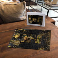 Saint Vincent And The Grenadines 1979 Puzzle Gold Tropical Leaves And Coat Of Arms - Wonder Print Shop