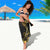 Saint Vincent And The Grenadines 1979 Sarong Gold Tropical Leaves And Coat Of Arms - Wonder Print Shop