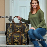 Saint Vincent And The Grenadines 1979 Travel Bag Gold Tropical Leaves And Coat Of Arms - Wonder Print Shop