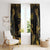 Saint Vincent And The Grenadines 1979 Window Curtain Gold Tropical Leaves And Coat Of Arms - Wonder Print Shop