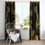 Saint Vincent And The Grenadines 1979 Window Curtain Gold Tropical Leaves And Coat Of Arms - Wonder Print Shop