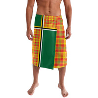 Dominica Creole Day Lavalava Coat Of Arms Madras Plaid Pattern