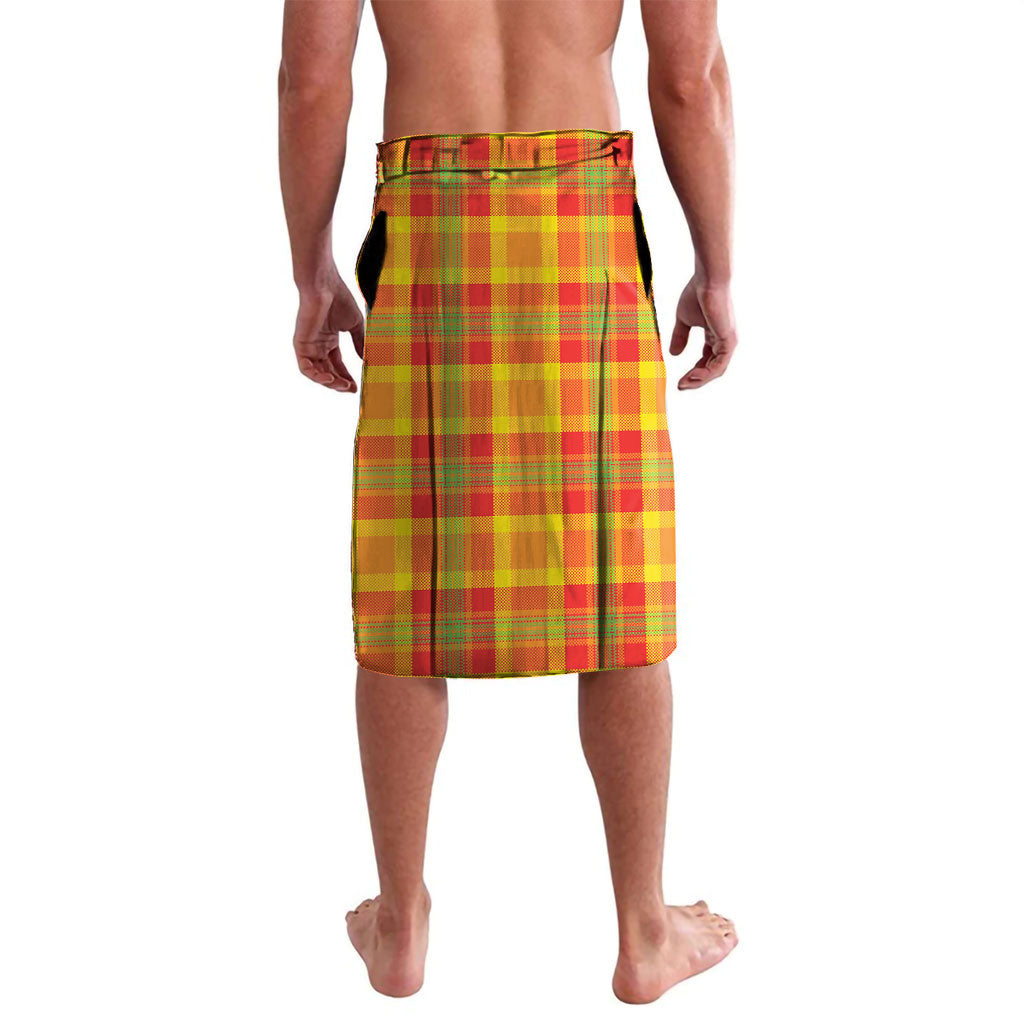 Dominica Creole Day Lavalava Coat Of Arms Madras Plaid Pattern
