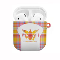 US Virgin Islands AirPods Case Eagle Madras Pattern