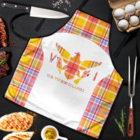 US Virgin Islands Apron Eagle Madras Pattern