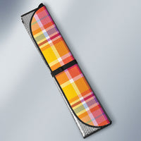 US Virgin Islands Auto Sun Shade Eagle Madras Pattern