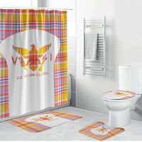 US Virgin Islands Bathroom Set Eagle Madras Pattern