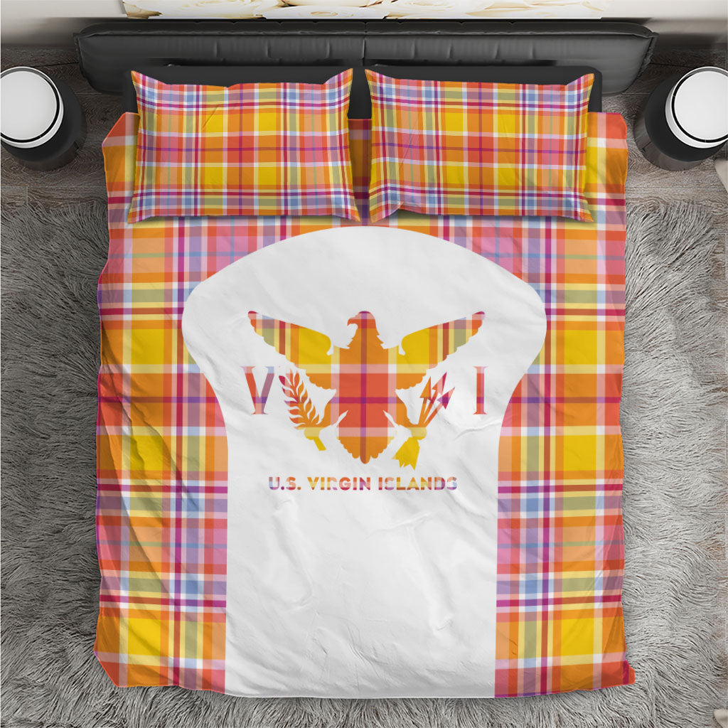 US Virgin Islands Bedding Set Eagle Madras Pattern