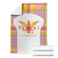 US Virgin Islands Blanket Eagle Madras Pattern