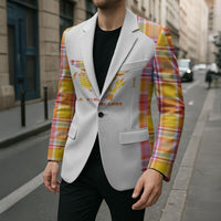 Personalized US Virgin Islands Blazer Eagle Madras Pattern