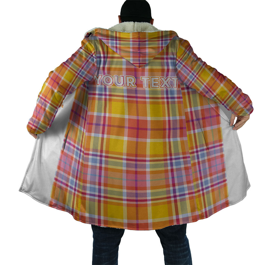 Personalized US Virgin Islands Cloak Eagle Madras Pattern