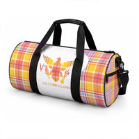 US Virgin Islands Duffle Bag Eagle Madras Pattern