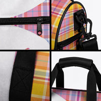 US Virgin Islands Duffle Bag Eagle Madras Pattern