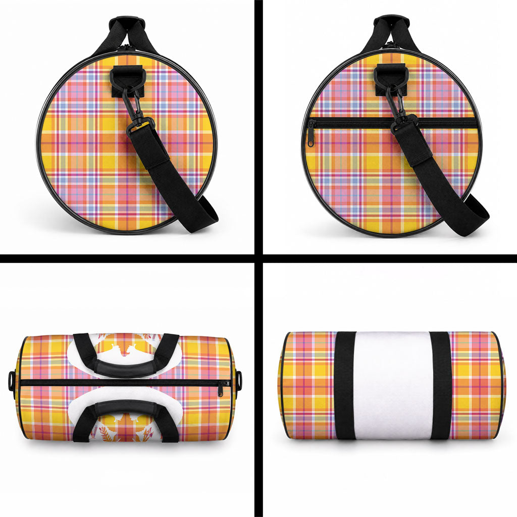 US Virgin Islands Duffle Bag Eagle Madras Pattern