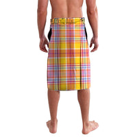 Personalized US Virgin Islands Lavalava Eagle Madras Pattern