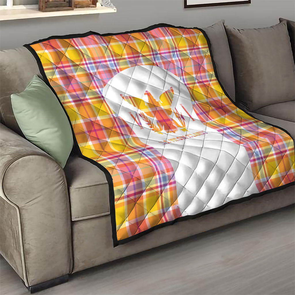 US Virgin Islands Quilt Eagle Madras Pattern