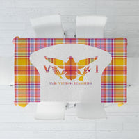 US Virgin Islands Tablecloth Eagle Madras Pattern