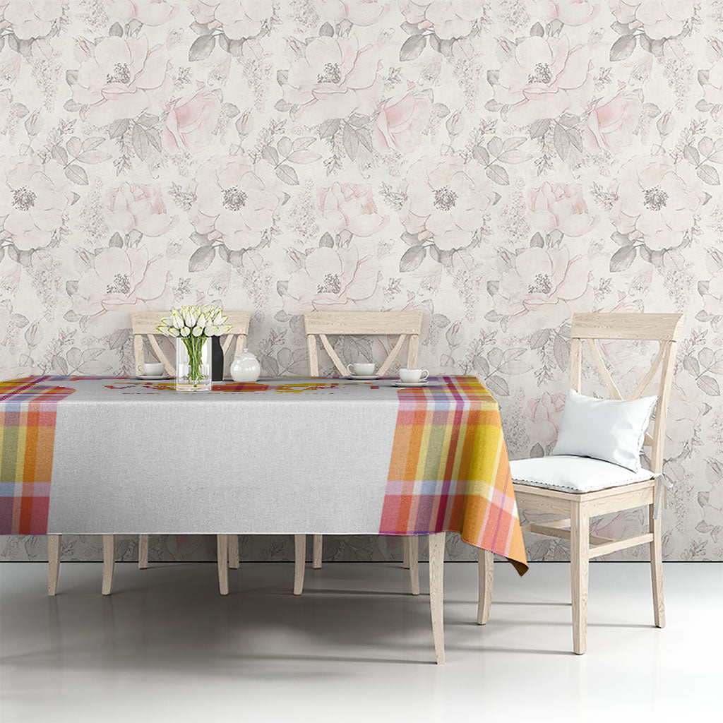 US Virgin Islands Tablecloth Eagle Madras Pattern