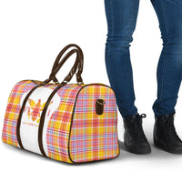 US Virgin Islands Travel Bag Eagle Madras Pattern