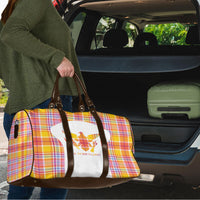 US Virgin Islands Travel Bag Eagle Madras Pattern