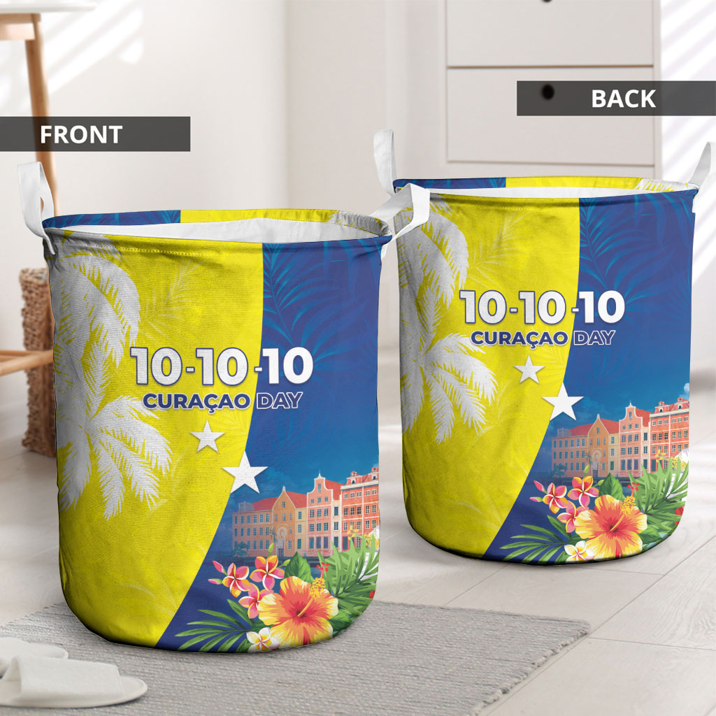Curacao Day Laundry Basket One People One Heart