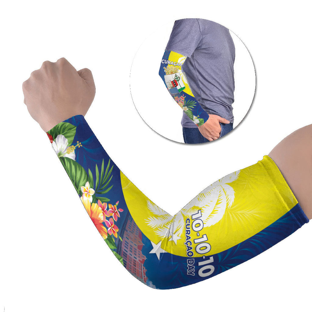 Curacao Day Arm Sleeves One People One Heart