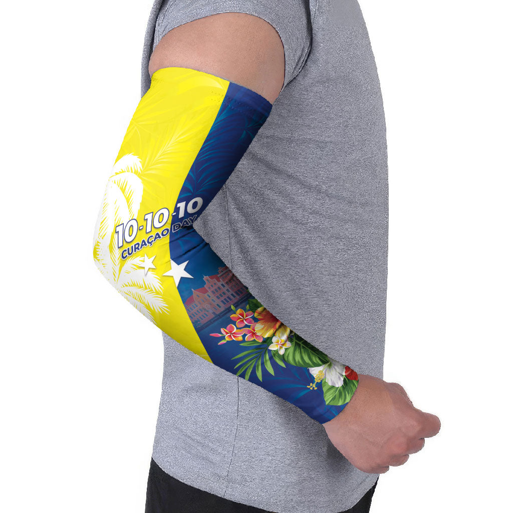 Curacao Day Arm Sleeves One People One Heart