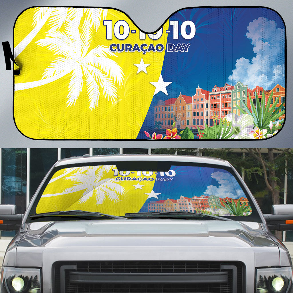 Curacao Day Auto Sun Shade One People One Heart