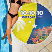 Curacao Day Beach Blanket One People One Heart