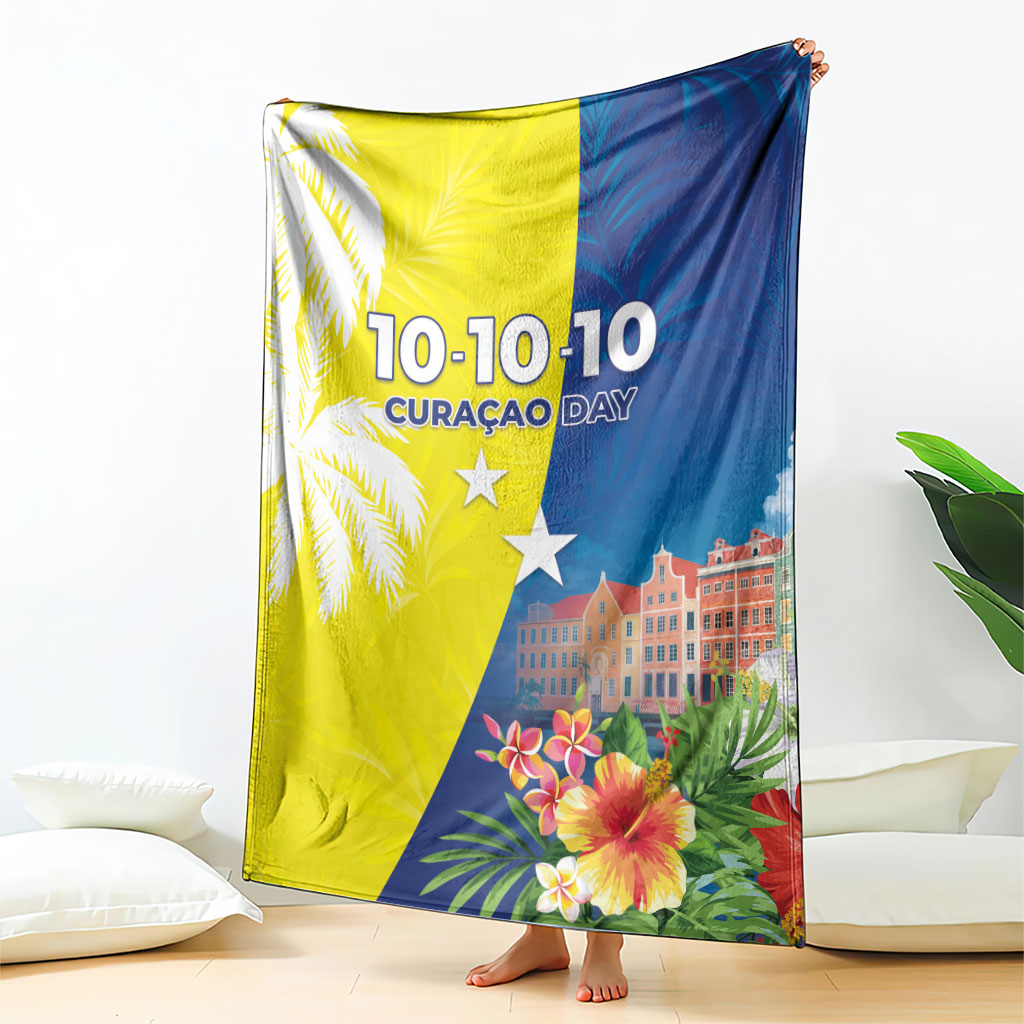 Curacao Day Blanket One People One Heart