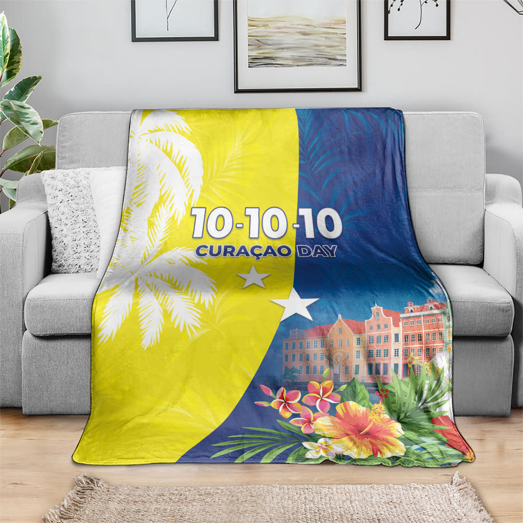 Curacao Day Blanket One People One Heart