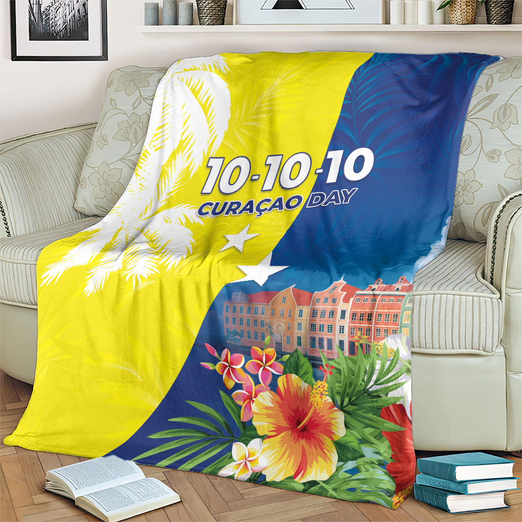 Curacao Day Blanket One People One Heart