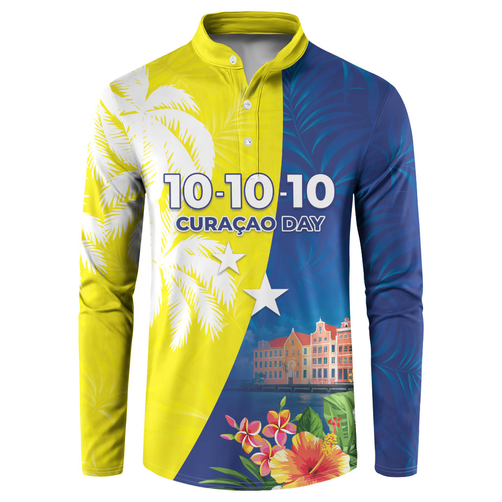 Curacao Day Button Sweatshirt One People One Heart