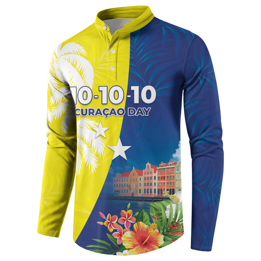 Curacao Day Button Sweatshirt One People One Heart