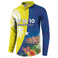 Curacao Day Button Sweatshirt One People One Heart