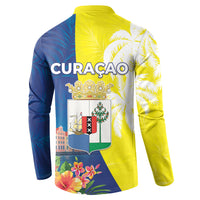 Curacao Day Button Sweatshirt One People One Heart