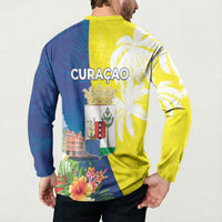 Curacao Day Button Sweatshirt One People One Heart