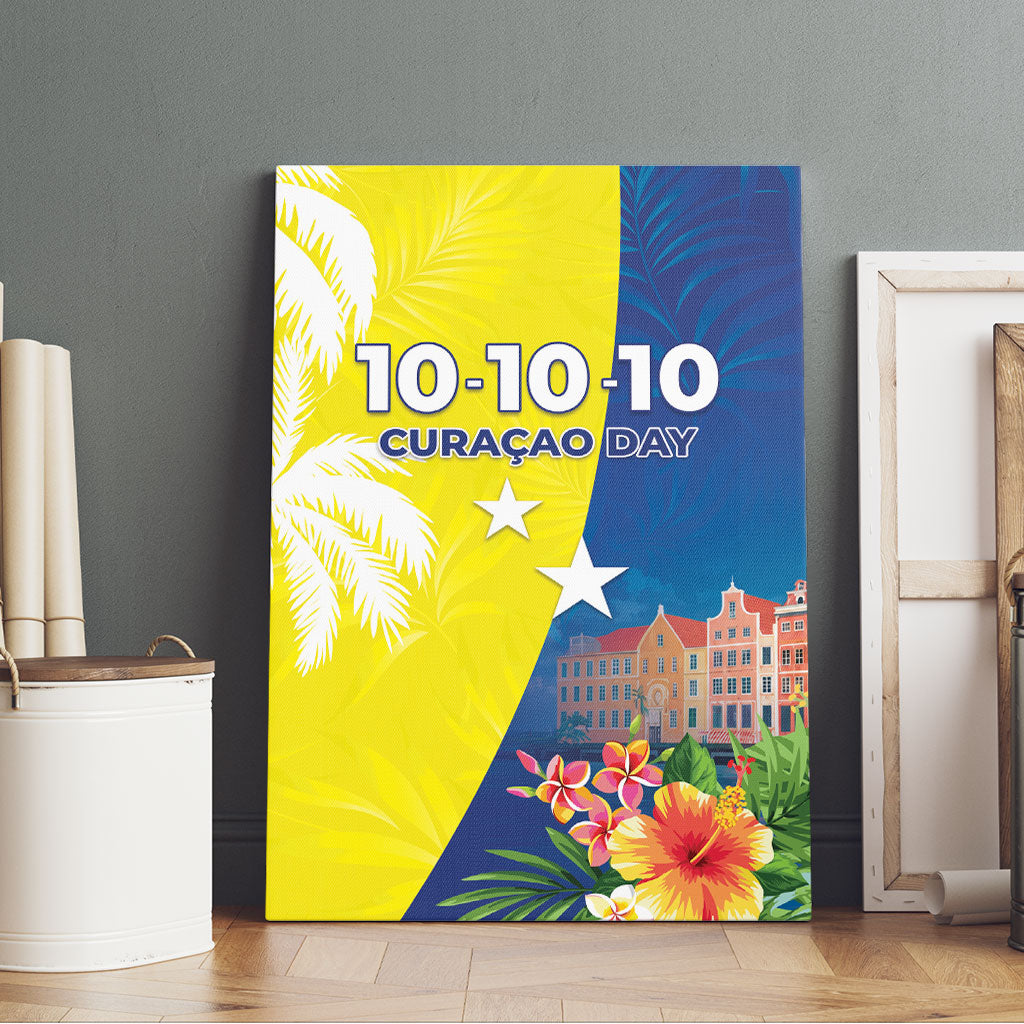 Curacao Day Canvas Wall Art One People One Heart