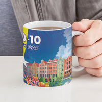 Curacao Day Ceramic Mug One People One Heart